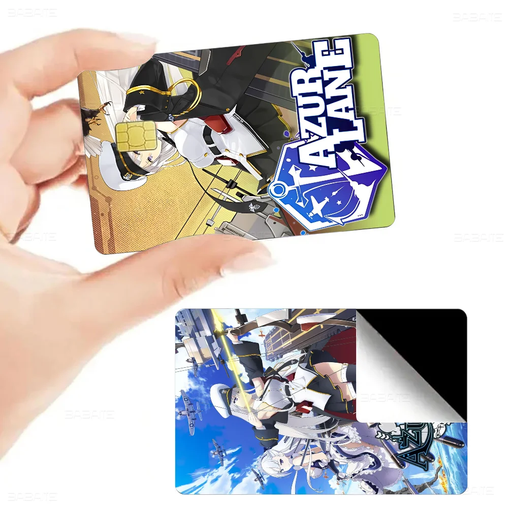 Video Game A-Azur L-Lane Matte Film Cover Skin Sticker For Credit Card Bank Debit Bus Card