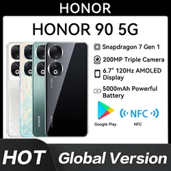 Nowa oryginalna wersja globalna Huawei Honor HONOR 90 Snapdragon 7 Gen 1 edycja przyspieszona 6.7 