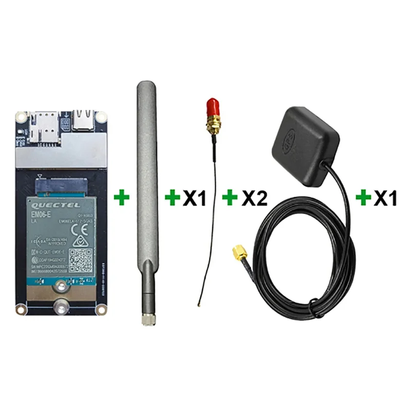 

5G m.2 Module Adapter Board Type-C to M.2 Test Kit + Quectel EM06-E EM06 EM06ELA-512-SAGS FDD-LTE/TDD-LTD 4G Cat6 module