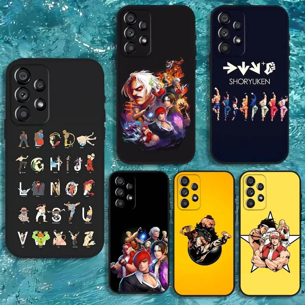 

Game K-King Of F-Fighters Phone Case For Samsung Galaxy A20,A21s,A22,A31,A32,A52,A53,A72,73,A80 Soft Black Cover