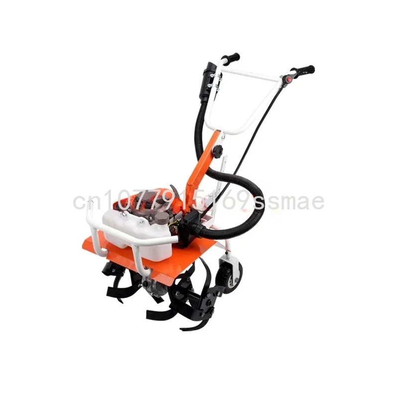 stroke Micro-tillator Small Agricultural Gasoline Rotary Tiller Home Hoe Weeding, Loosen Soil, Open Ditch, Plow