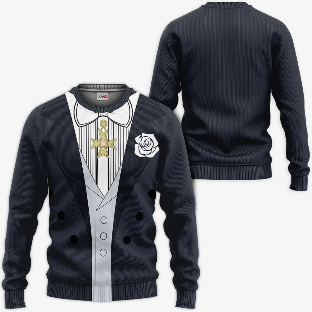 เสื้อฮู้ดลายอนิเมะสาวนักรบสุดน่ารัก ซีรีส์ 2026 สำหรับงานปาร์ตี้คริสต์มาสแบบครอบครัว เสื้อโอเวอร์ไซส์สำหรับผู้หญิงและผู้ชาย ใส่ได้ทั้งฤดูใบไม้ร่วงและฤดูหนาว