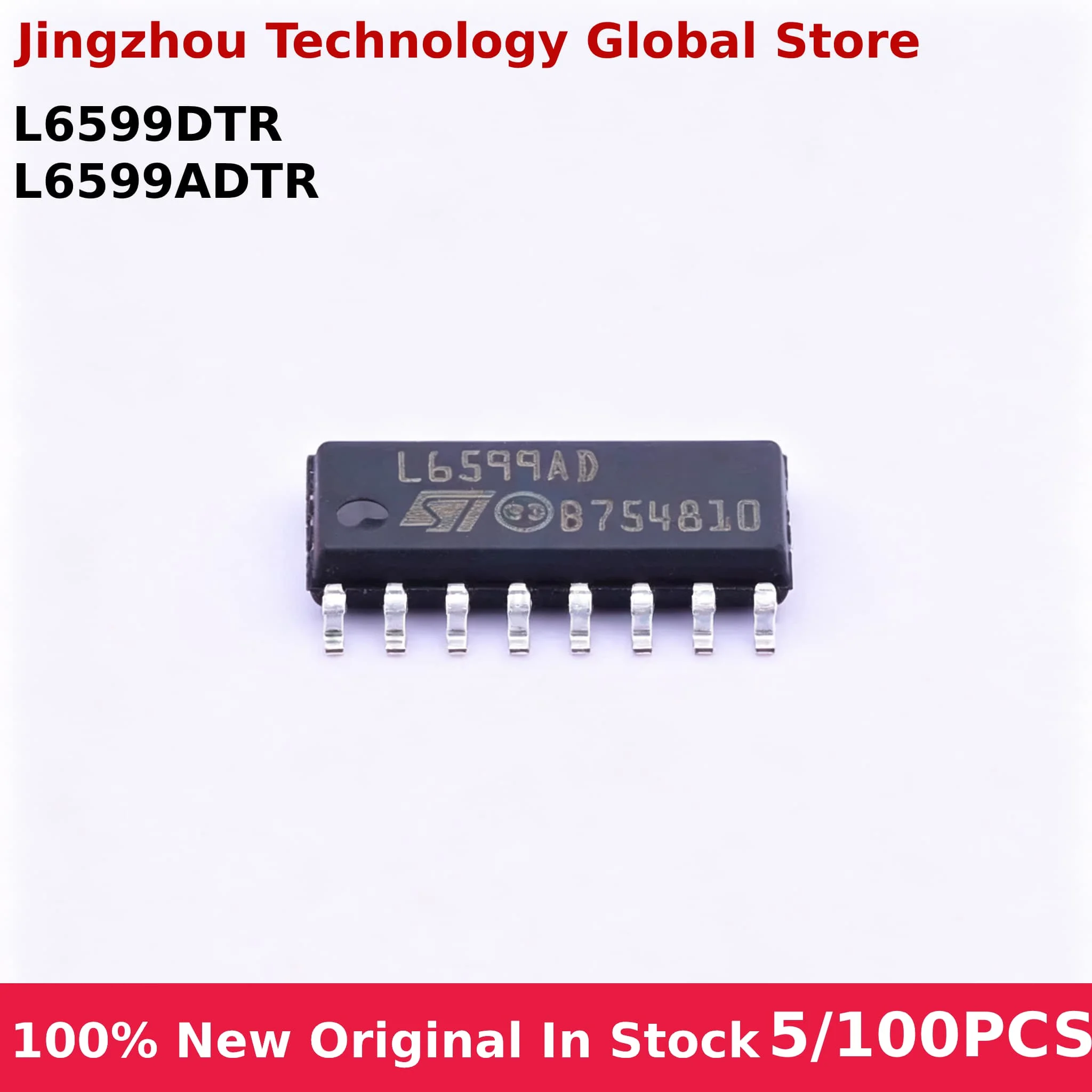 100% New 5/100PCS L6599 L6599D L6599DTR L6599AD L6599ADTR sop-16 IC Chip Wholesale