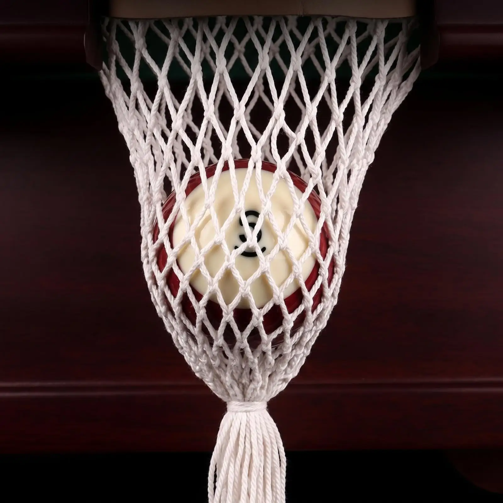Snooker Table Pocket Net Liner Billiard Protector Cotton Thread Mesh Bag for Pool Ball Catch Home Club Recreation Use