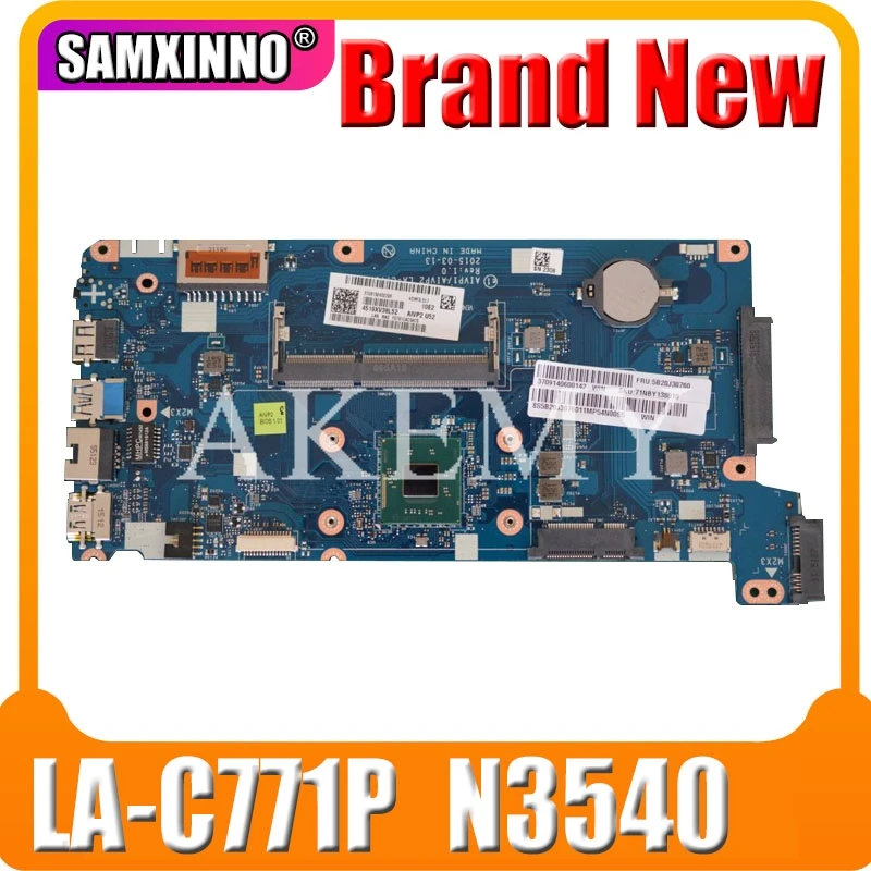 

Материнская плата для Lenovo Ideapad 100-14IBY LA-C771P N2807 N2840 N2940 5B20J3080811 5B20J30760, материнская плата для ноутбука протестирована Y7000 2019