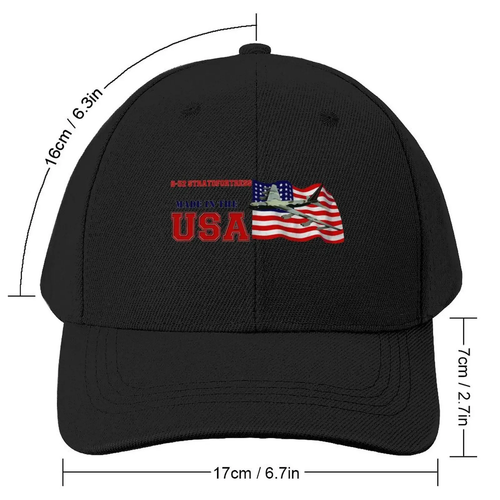 B-52 Stratofortress Made in the USA Baseball Cap Icon party Hat Beach Outing Baseball For Men Women's