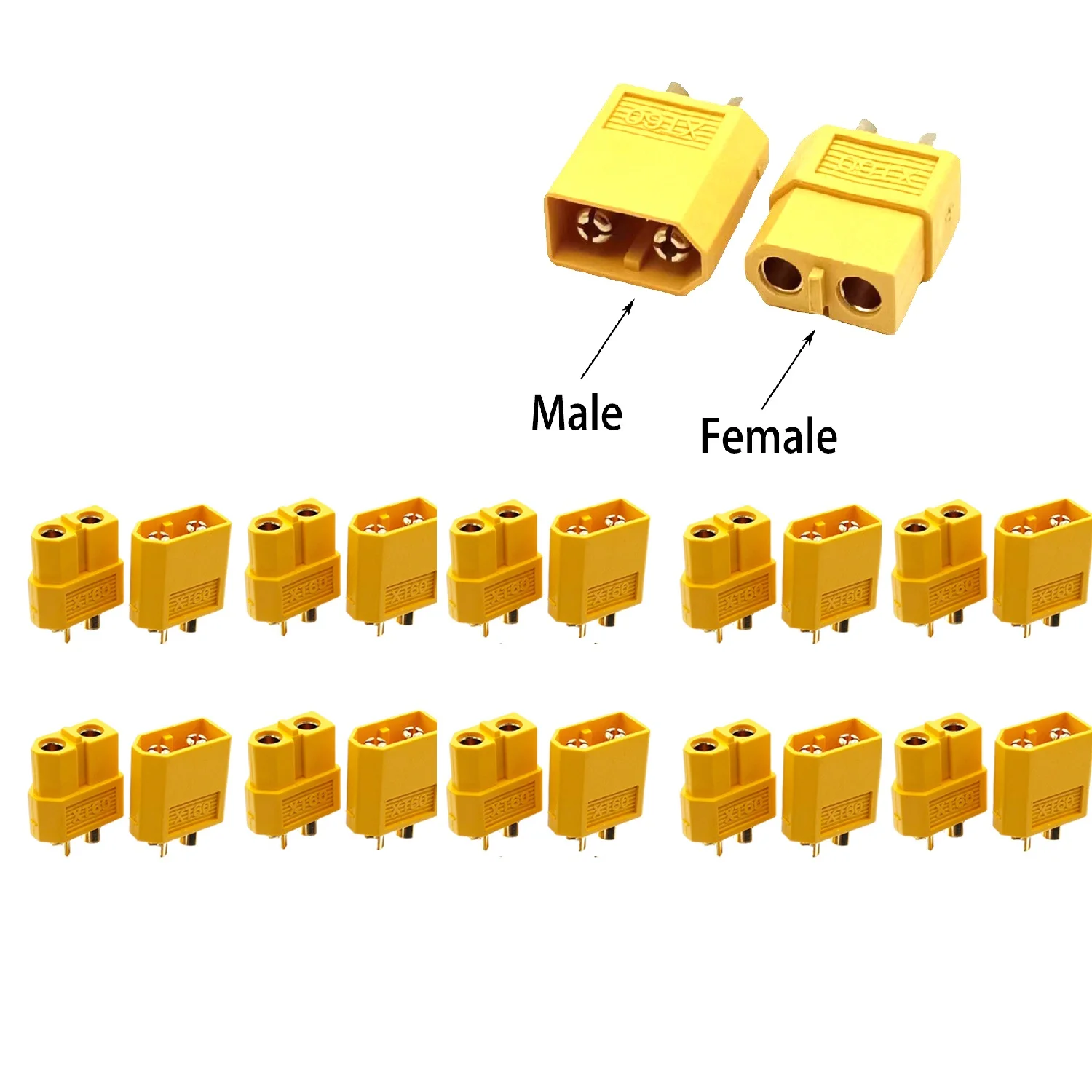 5 /10 Pairs Connector XT60 Male Female Bullet Connectors Power Plugs for Lipo Battery Motor Accessory Rc Drone Car Boat
