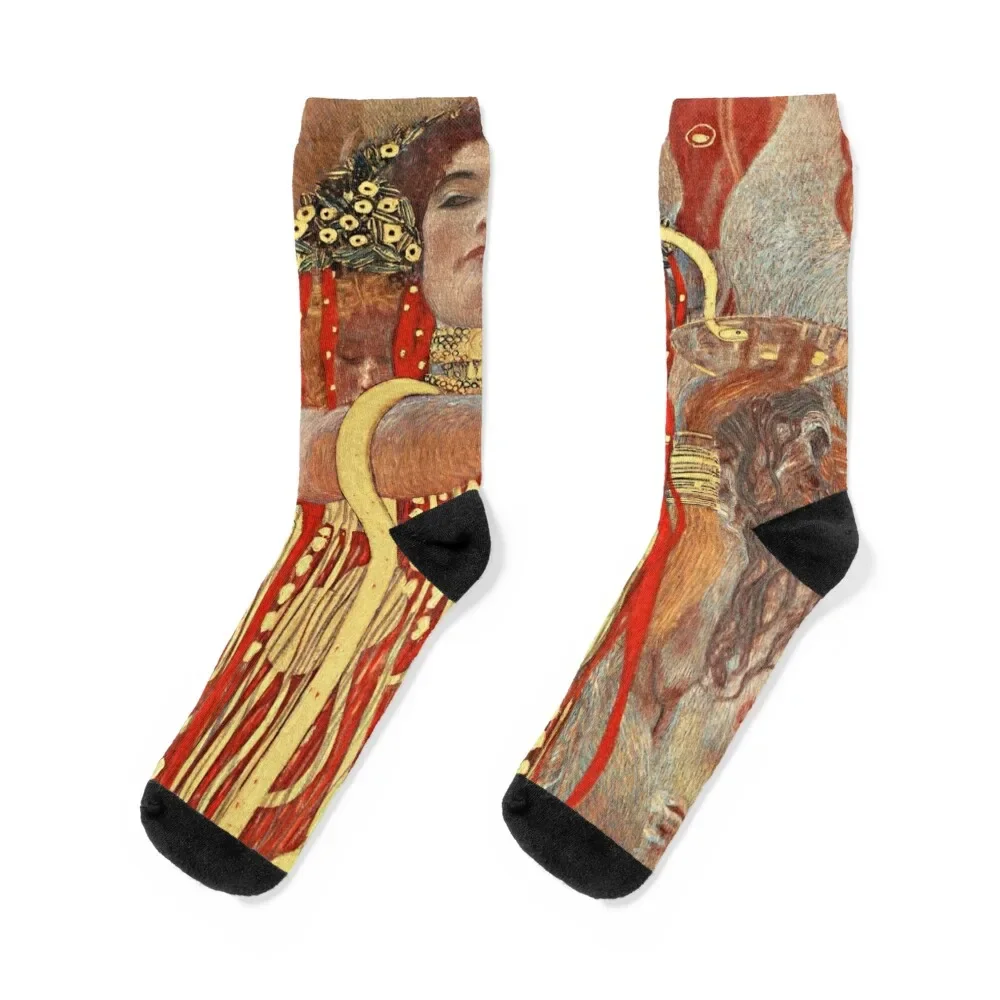 

Gustav Klimt - Hygieia (1907), (Medicine, by Gustav Klimt) Socks winter thermal shoes Socks For Man Women's