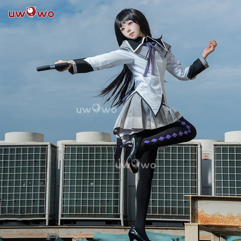 Collab Series: Puellaa Magii Madoka Magicaa Akemii Homuraa Cospaly Costume S-4XL Cosplay Outfits