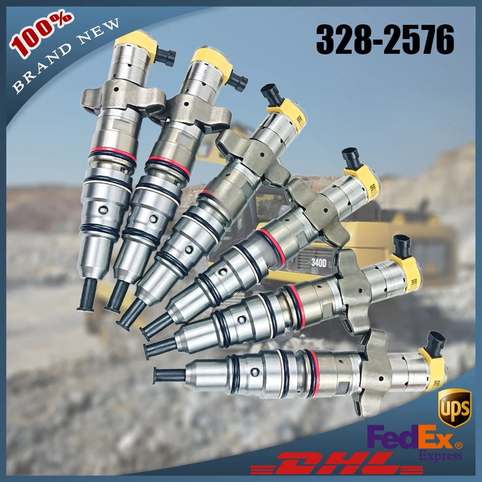 

328-2576 High Quality Engineering Machinery Engine Parts Common Rail Fuel Injector 3282576 for Caterpillar C9 Excavator 330D 336