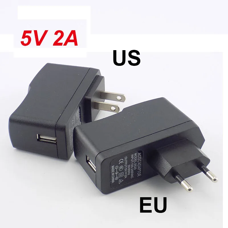 5V 0.5A 1A 2A 3A Micro USB Charger AC to DC Charging Universal USB Power Adapter Supply 100V-240V Output Phone Power Bank