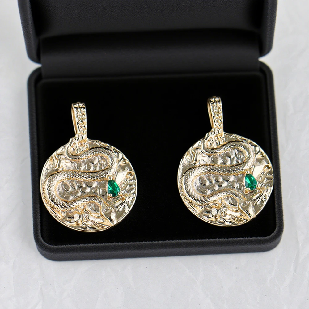 

Cordial Design 20Pcs 19*27MM Jewelry Findings & Components/Copper Pendant/Dragon Shape/Hand Made/Genuine Gold Plating #194968