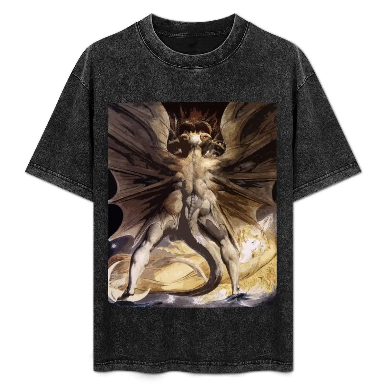 

The Great Red Dragon by William Blake T-Shirt Odor Resistant Short Sleeve Top