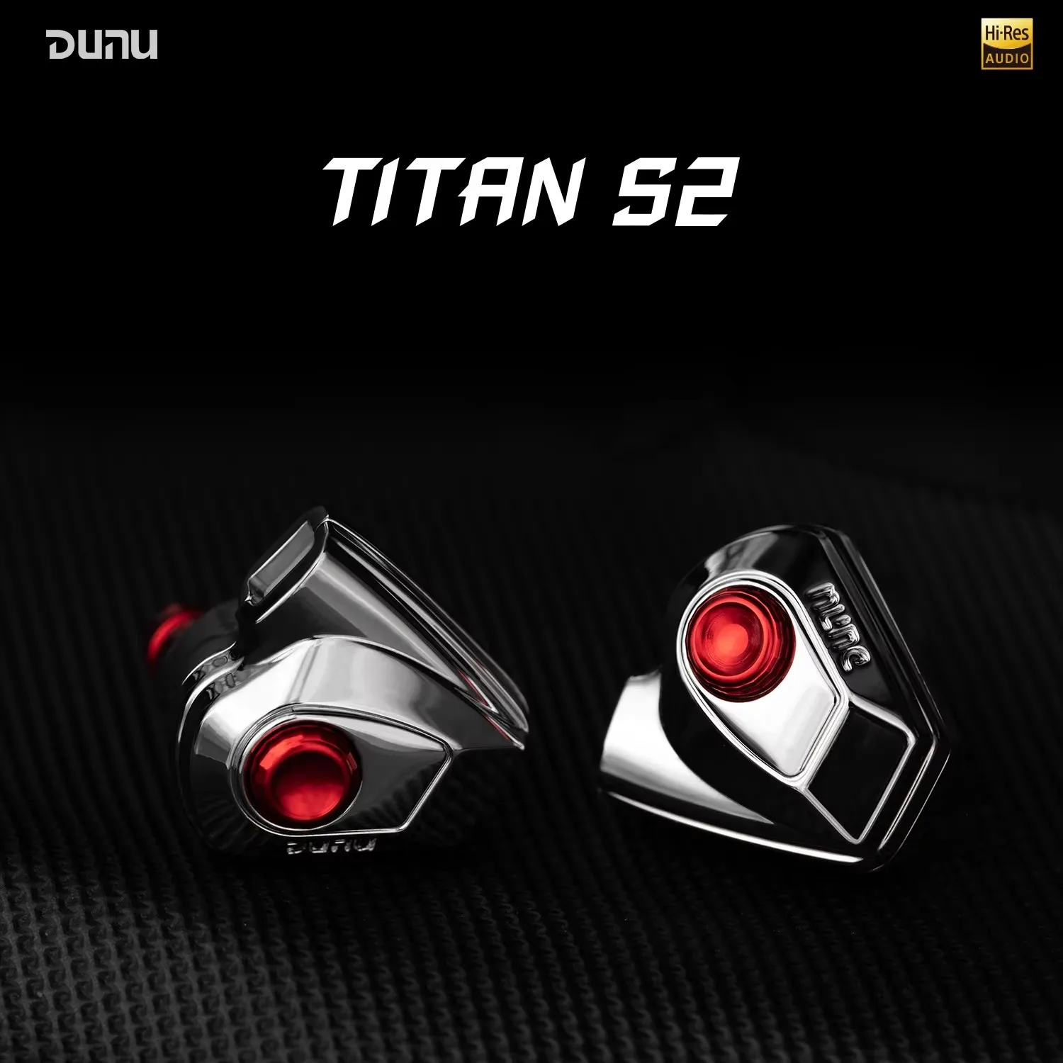 DUNU Titan S2 / TitanS 2 Dual-Chamber & Magnetic Circuit Dynamic Driver In-Ear Earphones with 3.5mm+4.4mm lnterchangeable Plug