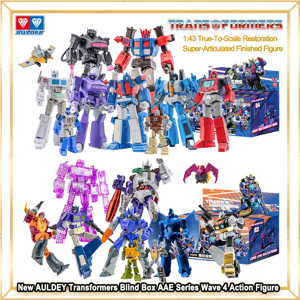 Boneco de Ação Transformers Genuíno, Altamente Detalhado, Design G1, Onda 4, Brinquedo Mecha Ultra Magnus Ironhide, Modelo Colecionável, Presente de Anime
