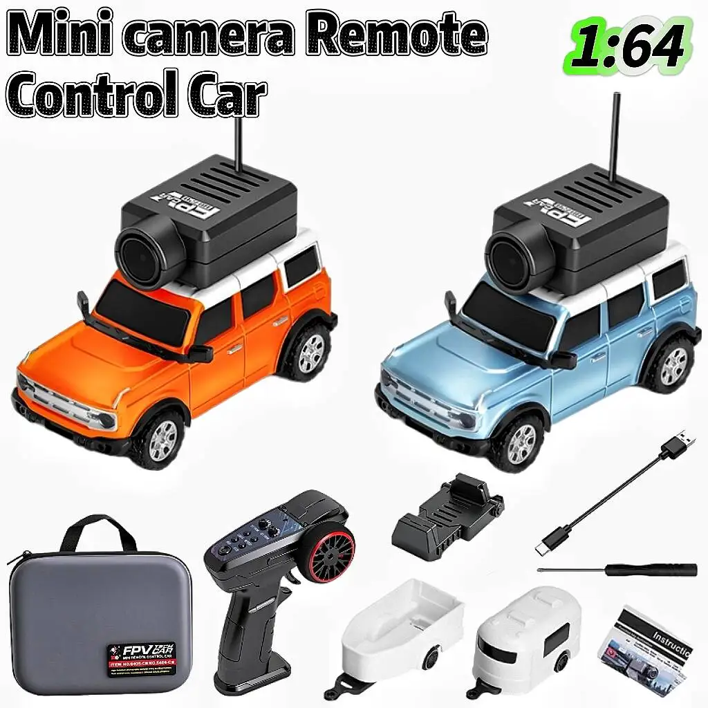 

WLtoys 6405-C Remote Control Car With Camera Controlled By Mobile Phone APP 2.4G Frequency 1:64 Scale RC Drift Car For Boys