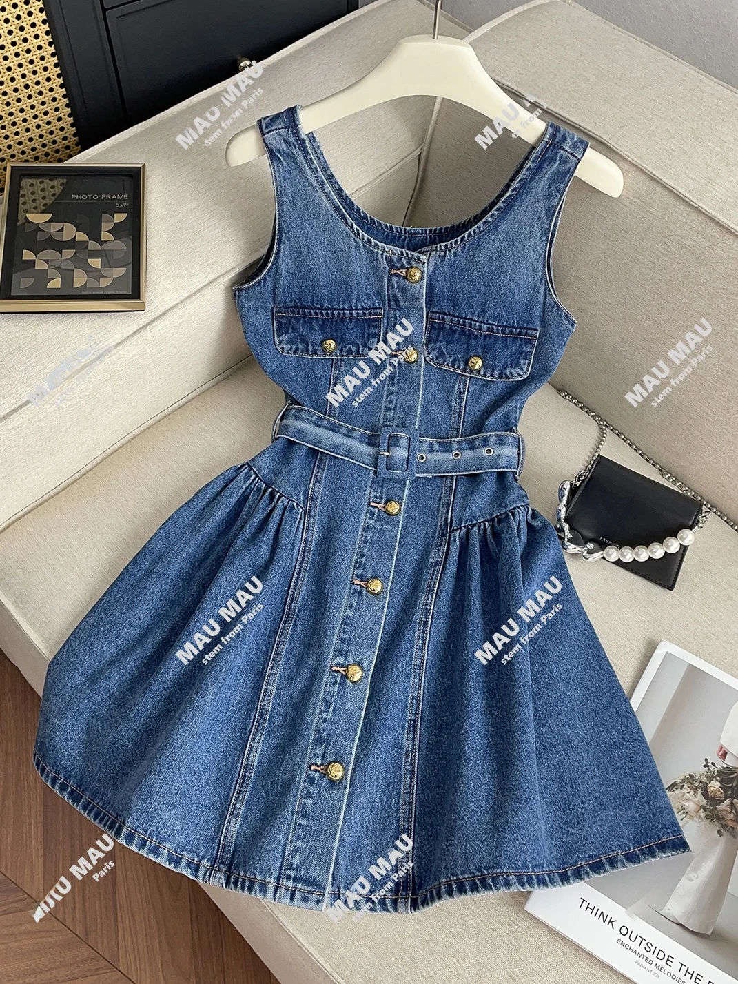 High Waist A-Line D… - image