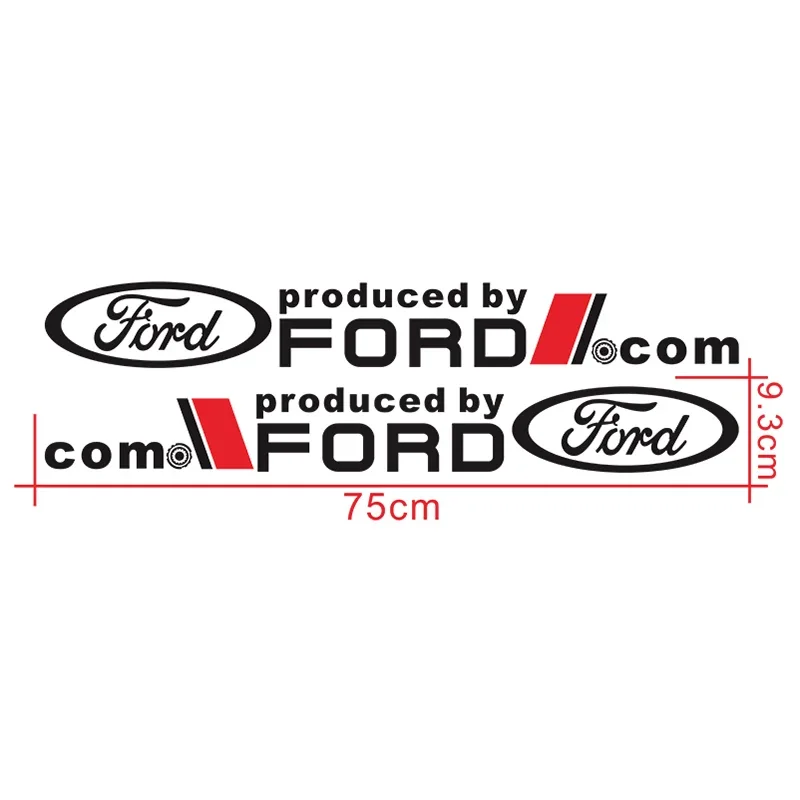 Car Body Warning Stickers Laser Reflective for FORD Ranger Kuga Focus 2 3 Mondeo Fiesta Mk7 Transit Explorer 5 Ecosport Escape