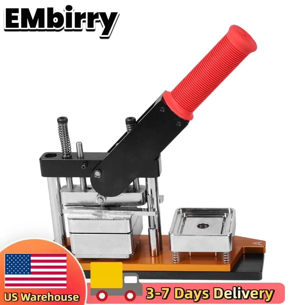 

50mm Square Photo Magnet Maker Machine with 100 Sets Materials DIY Pin Maker Badge Press Machine for Crafting Home Use Business