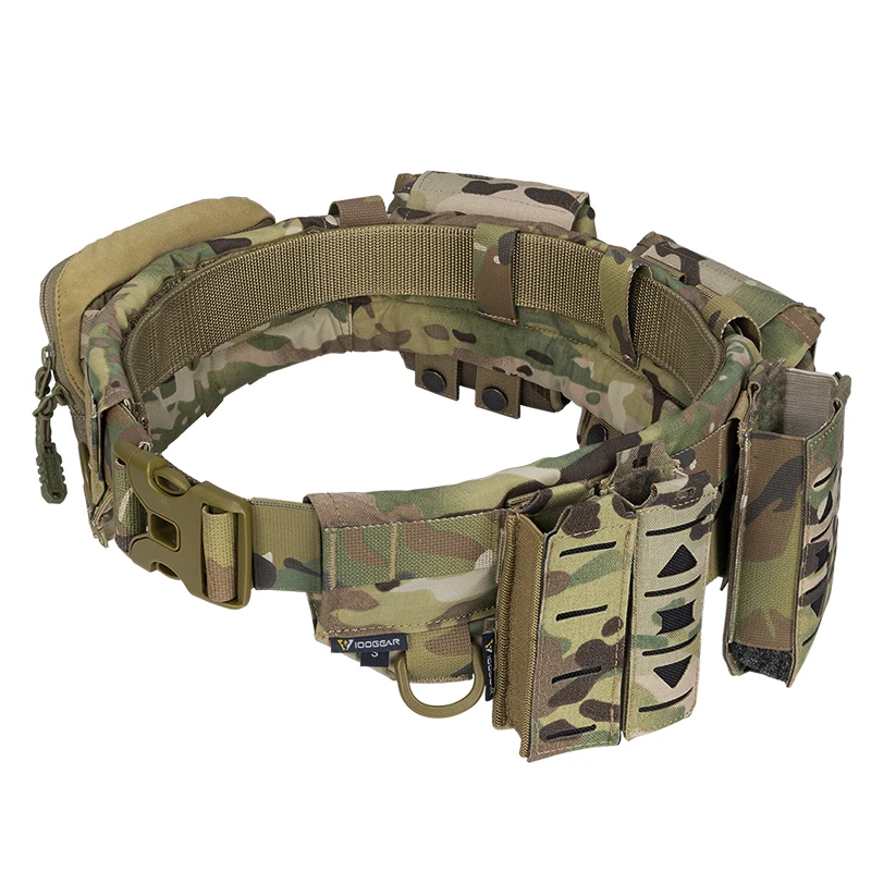 Cintura intera a sgancio rapido MOLLE con cintura interna cintura tattica modulare MRB attrezzatura militare Multicam da caccia all\'aperto