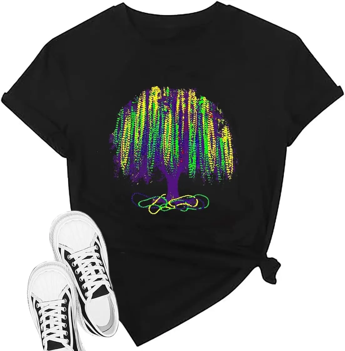 

Рубашки Марди Гра, женская футболка Carnival Parade Street New Orleans, маска с короткими рукавами Fat Tuesday, забавная футболка с рисунком