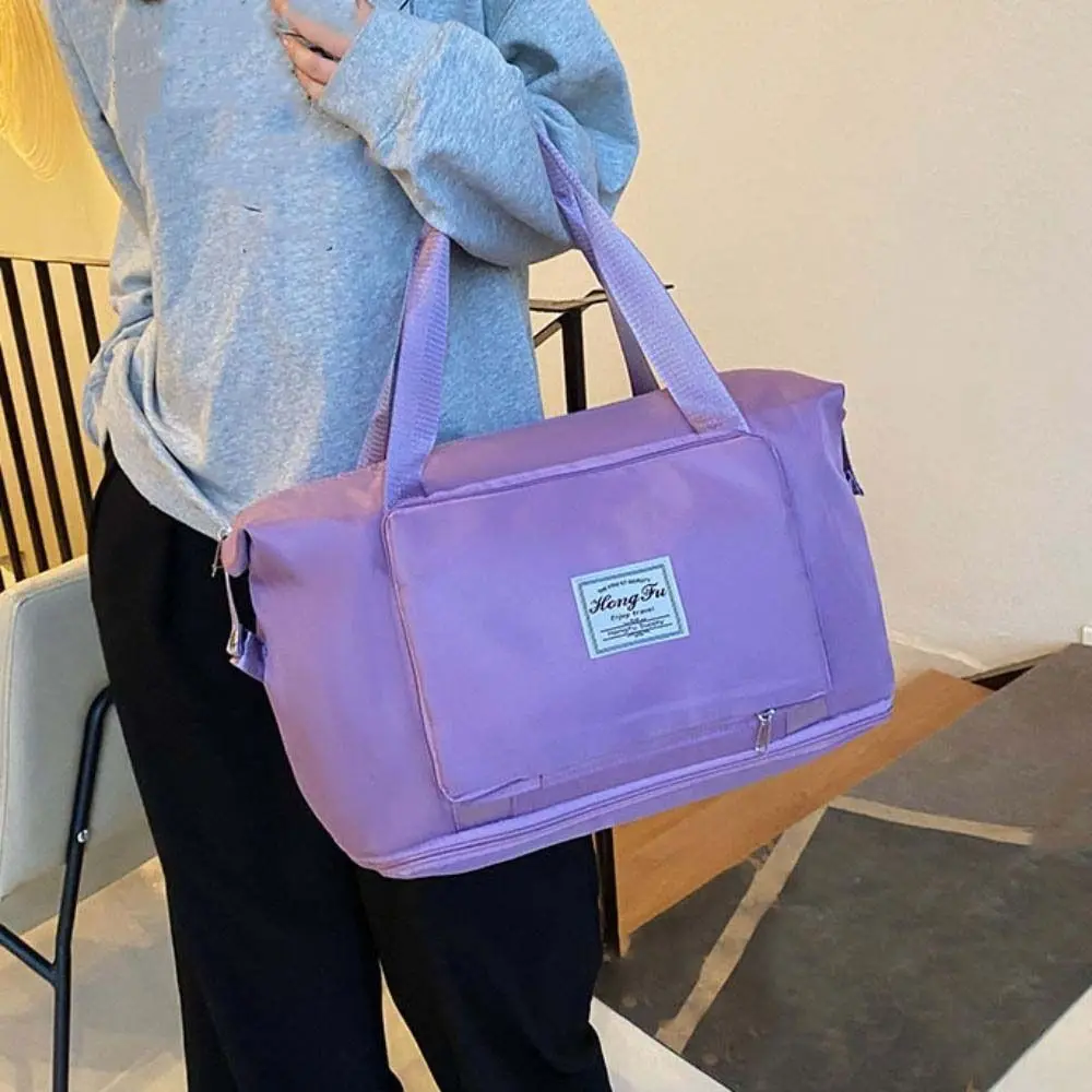 

Portable Oxford Carry On Travel Bag Foldable Scalable Sports Fitness Bags Waterproof Wet Dry Separation Travel Tote Bag Business