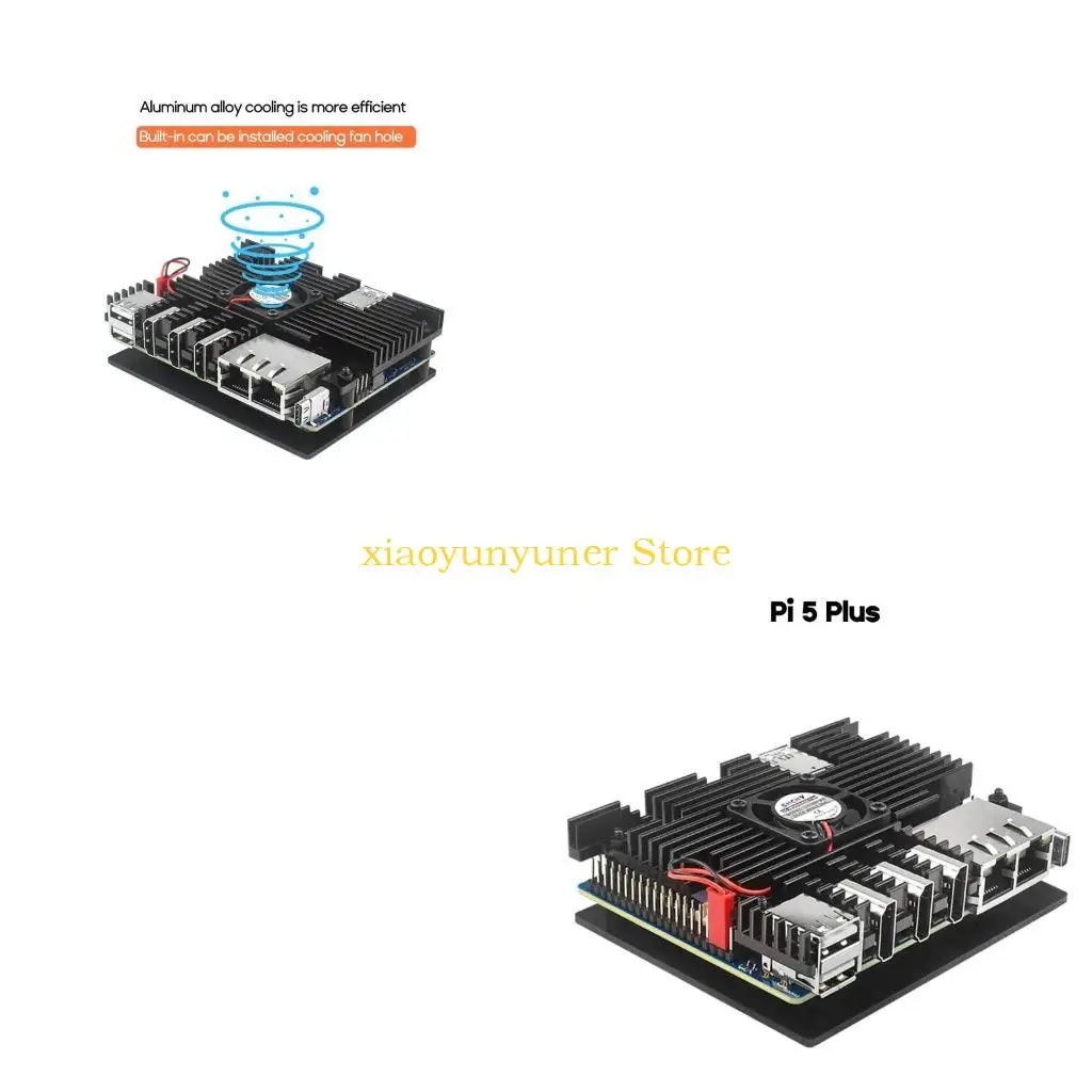 

P9JB Черный защитный чехол/коробка/корпус для 5 с металлическим корпусом