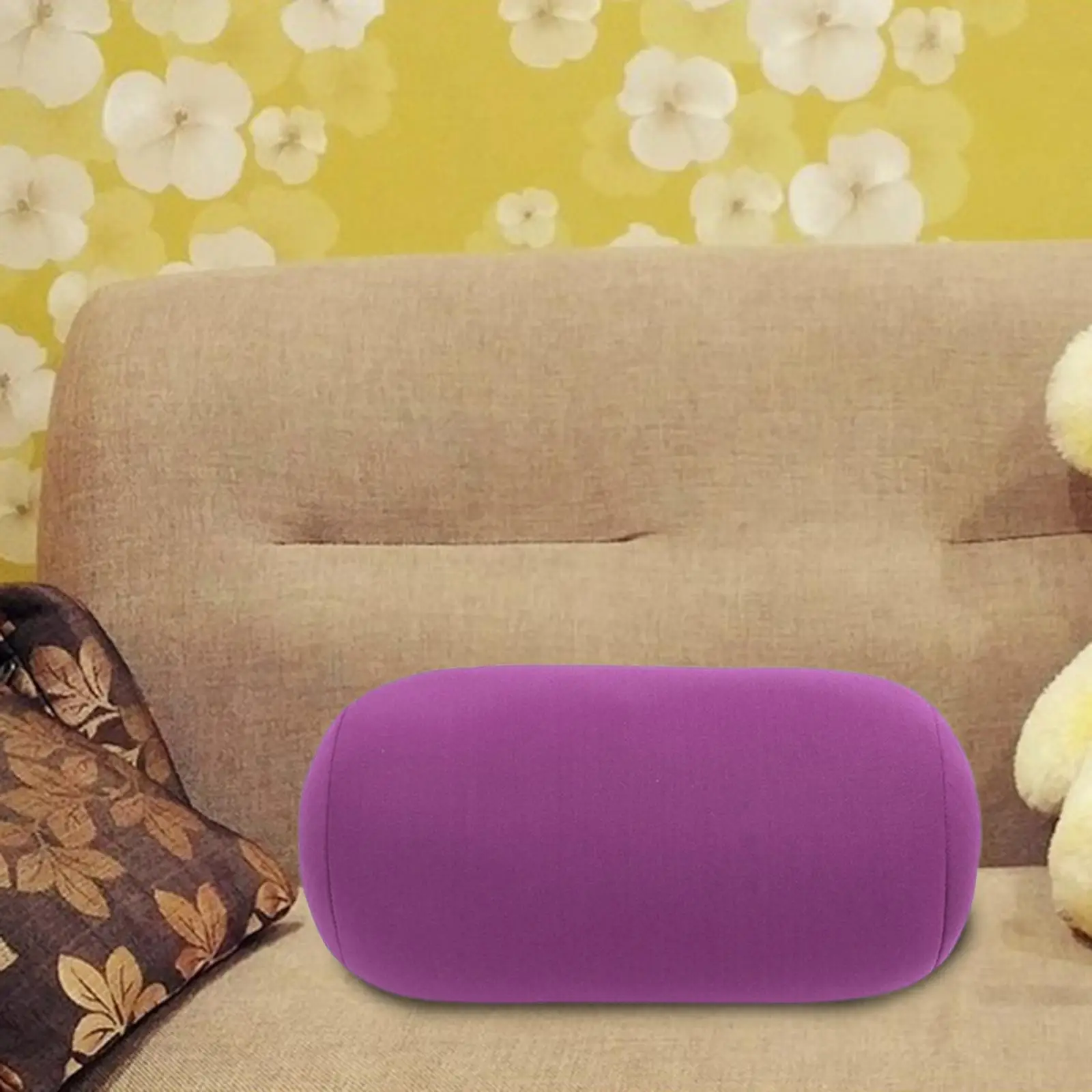 Travesseiro de pescoço, almofadas de cama microfrisadas para crianças e adultos dormindo, diversão