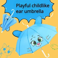 1-2 Year Old Baby Toy Umbrella Cute Children's Toy Umbrella Male and Female Baby Ear Umbrella Props Mini Toy Umbrella