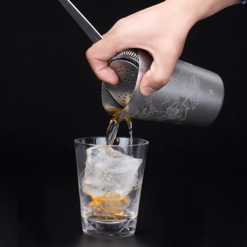 500 مللي كوكتيل خلط الزجاج نمط جديد الفولاذ المقاوم للصدأ النعناع Julep موسكو البغل القدح كوب البيرة فنجان القهوة المياه الزجاج درينكوير