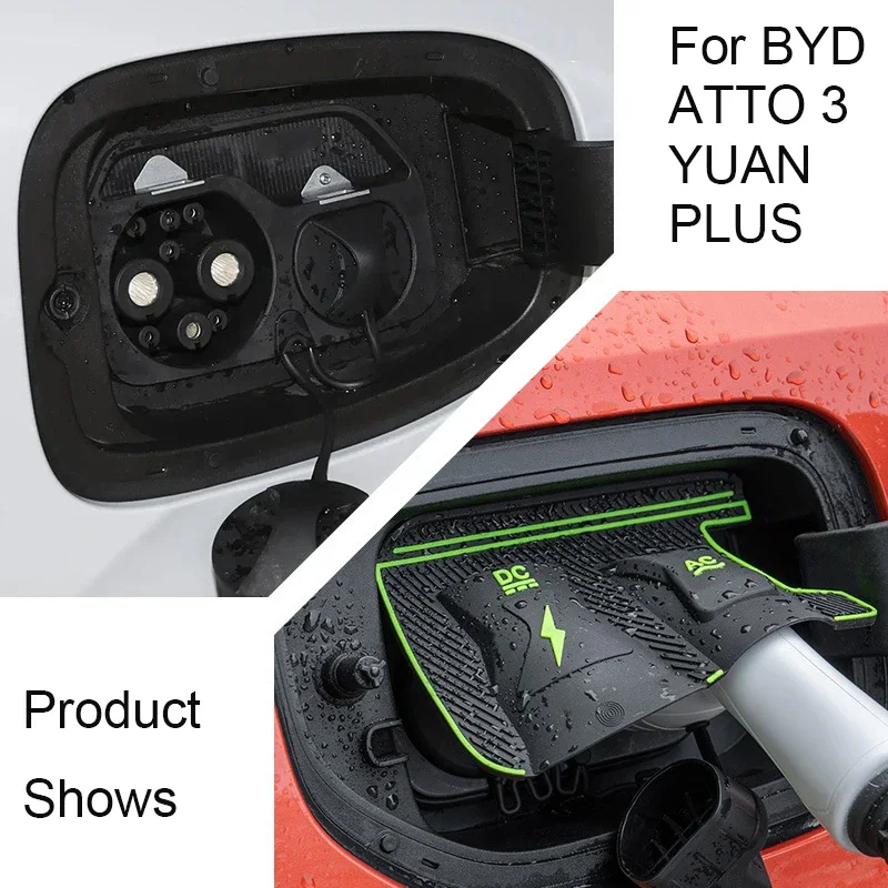 

For BYD YUAN PLUS ATTO 2 3 YUAN UP S1 PRO New Energy Car Charging Port Waterproof Protector Cover Auto Gun Rain Charge Cover