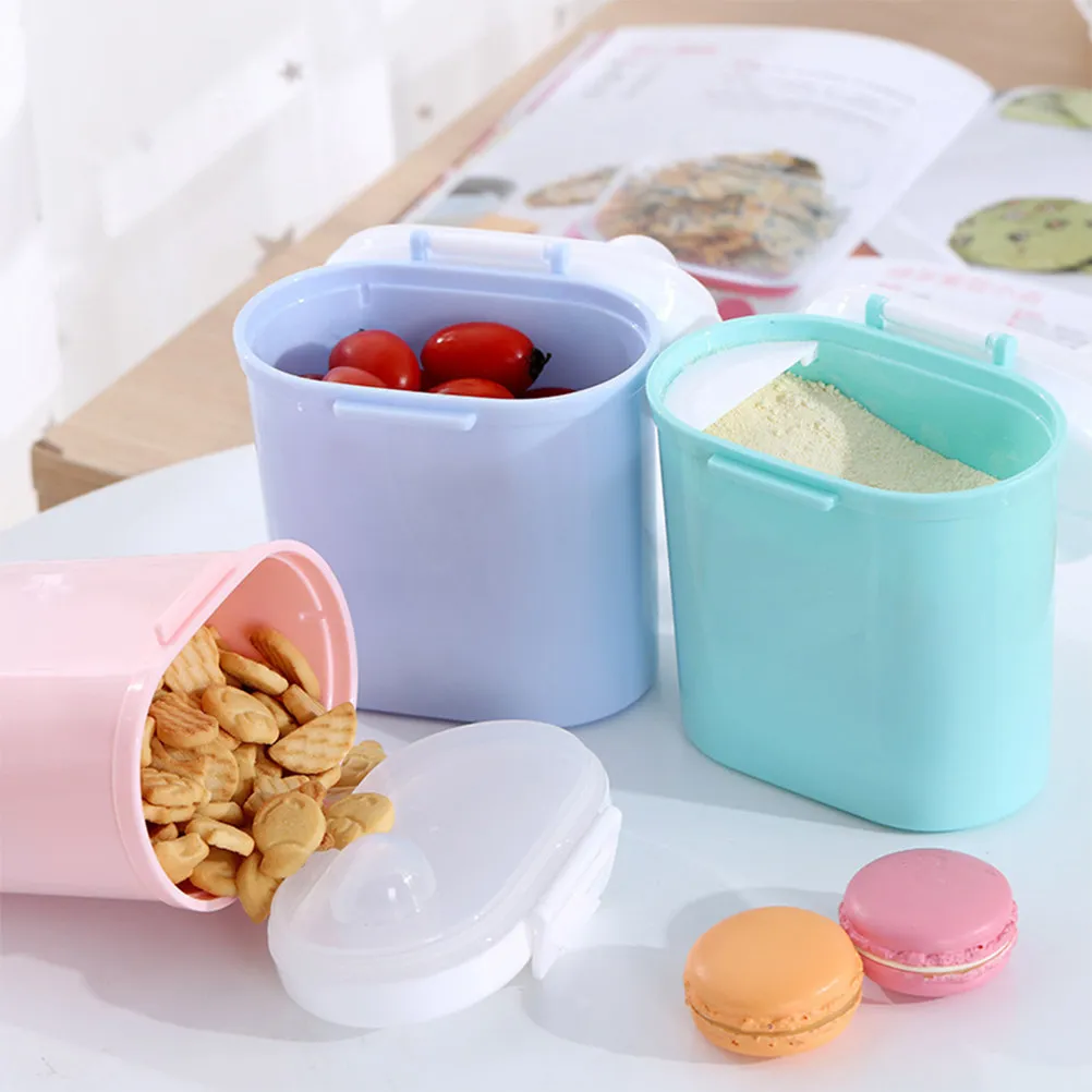 

1Pcs Milk Powder Box Multifunctional Large Capacity Sealed Storage Container Food Grade PP Material Compact Leak Proof Baby Food