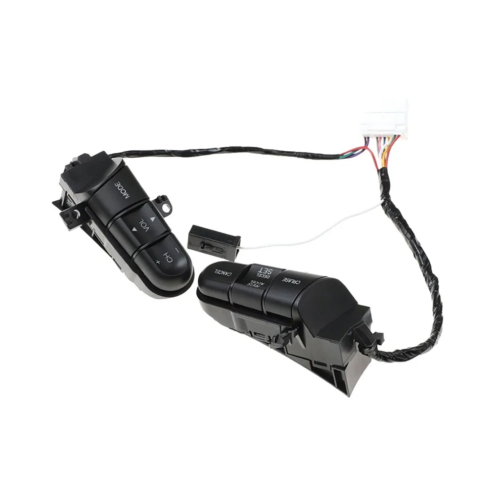 As Shown In The Picture Steering Wheel Switch ABS Material Construction Easy Installation Process Stable Working Performance