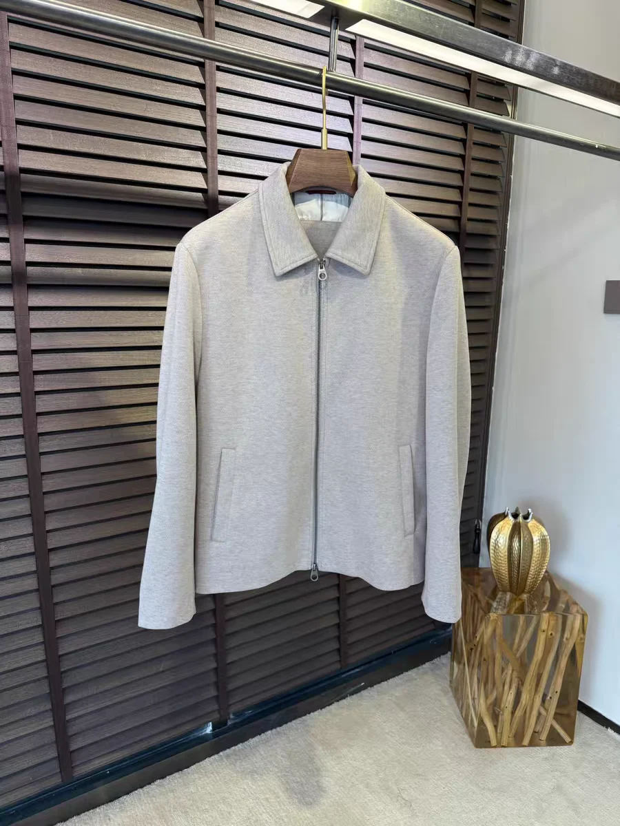 

LP Italian autumn and winter cashmere mixed fiber business casual jacket