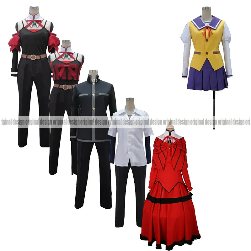 Campione! Godou Kusanagi Erica Blandelli Ena Seishuin Clothing Cosplay Costume