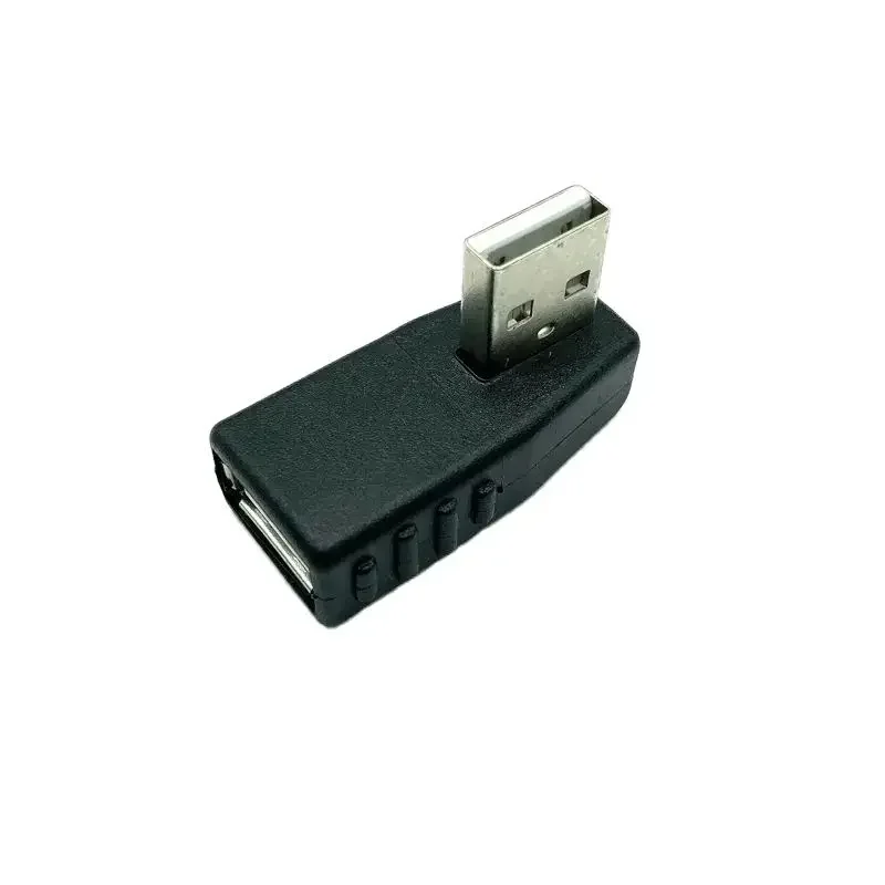 90 Degree Left /Right /Up/Down Angled Bending USB 2.0 A Male to Female Adapter Extension Connector for Computer Notebook