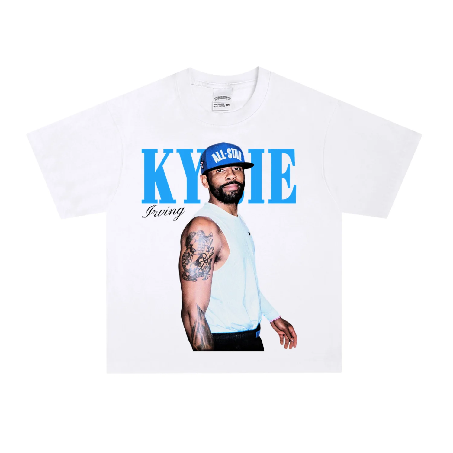 Camiseta Kyrie Irving All-Star, Algodón Suave, Estilo Y2K, para Fanáticos del Baloncesto, Uso Diario, Ropa Urbana Informal, Prenda Esencial de Moda