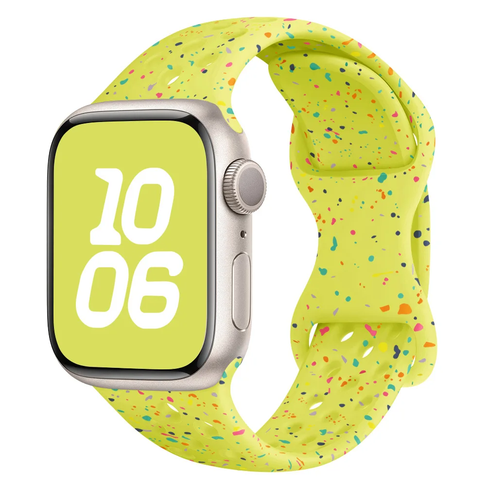 Sport-Silikonarmband für Apple Watch Band Ultra 4 3 2 49mm 46mm 42mm 45mm 44mm 41mm Armband IWatch Series 12 11 10 9 8 7 6 SE3