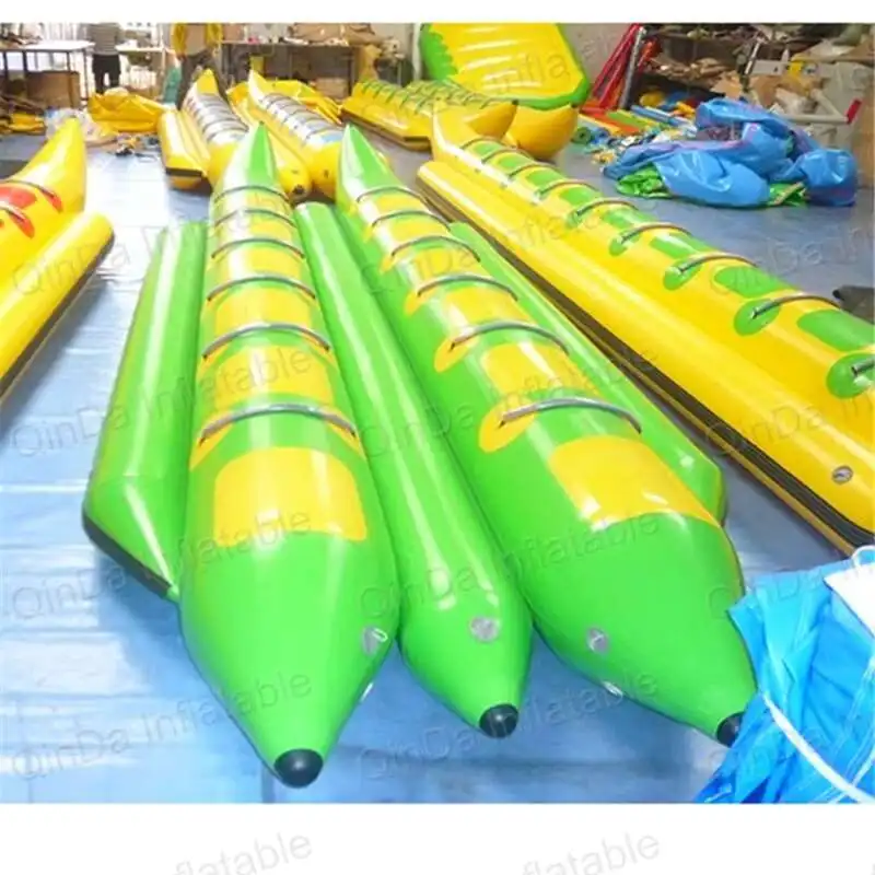 

10 Seats Inflatable Water Rowing Double Tube Boat Inflatable Dinghy River Boat Fishing Catamaran Boat Float Water Equipment