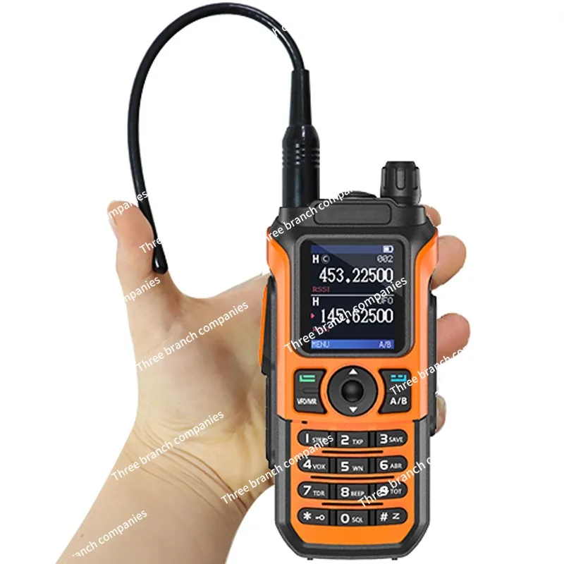 

V2 ham radio C-type charging, two-way radio three-band large-capacity UV21 walkie-talkie remote