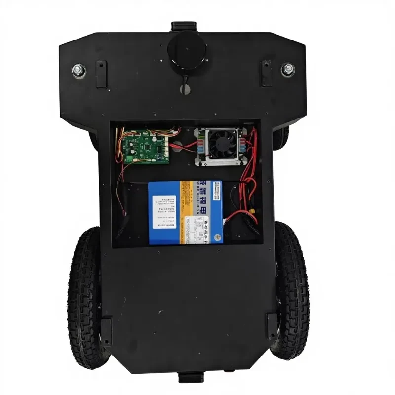 Heavy Industrial Vehicle 1000KG Load UWB ligent Follow Cart 200W Two Wheel Drive