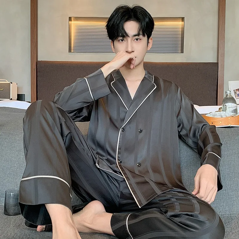 Pajamas Men's Long Sleeve Suit 2026 New Spring Autumn Season Send Boyfriend Husband Dad Father Festival