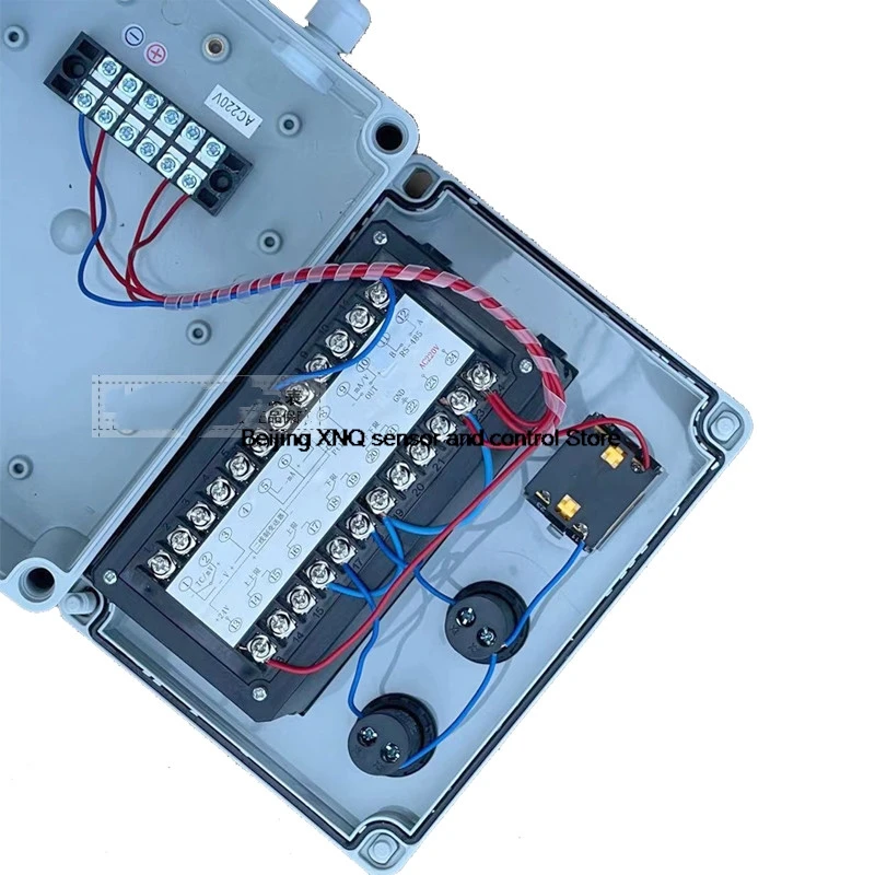 Liquid level display control box High and low water level alarm tank instrument Liquid sensor level transmitter Mount Controller