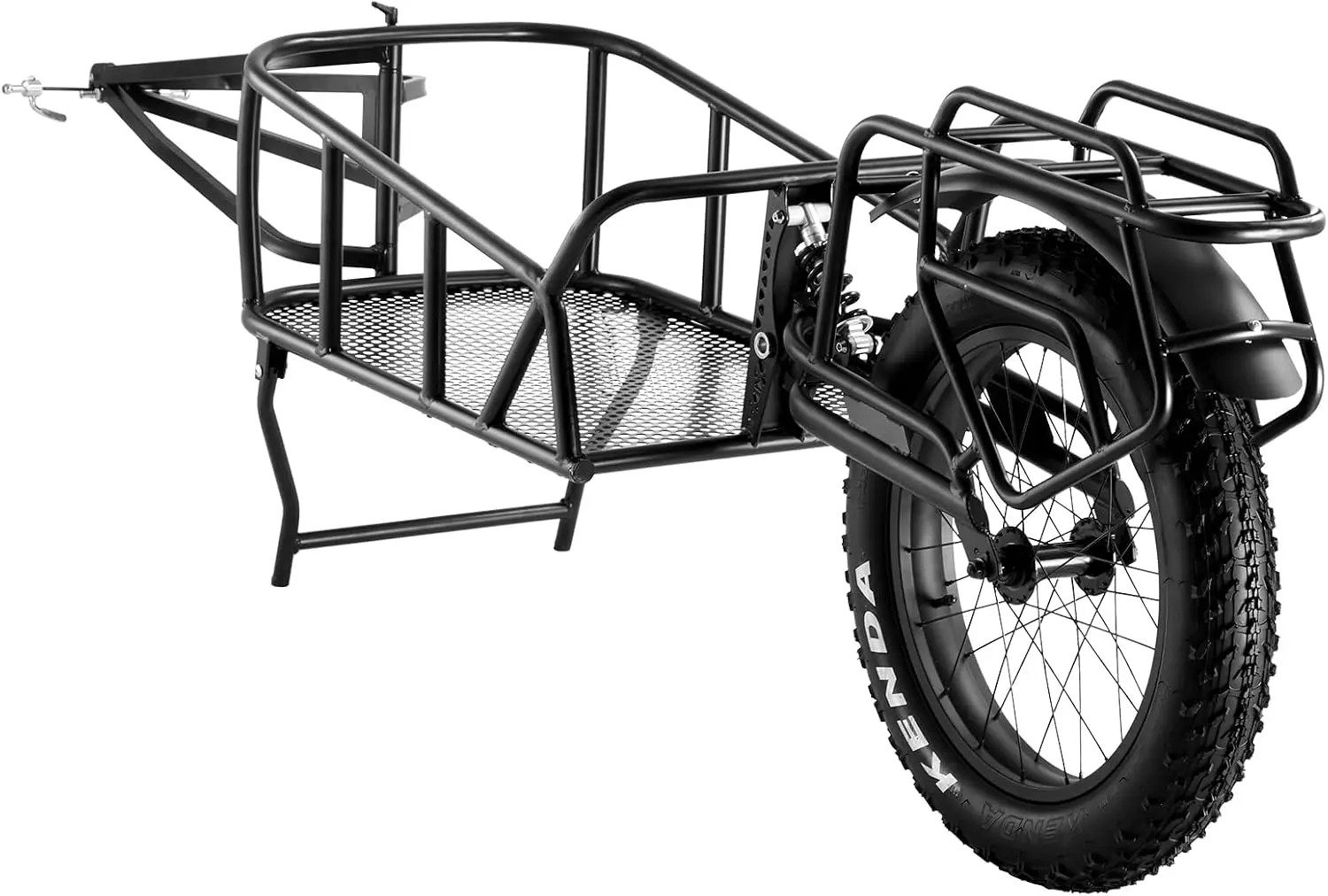 Bike Cargo Trailer, 70/275 lbs Load Capacity, Foldable Compact Storage & Quick Release with Universal Hitch, 20