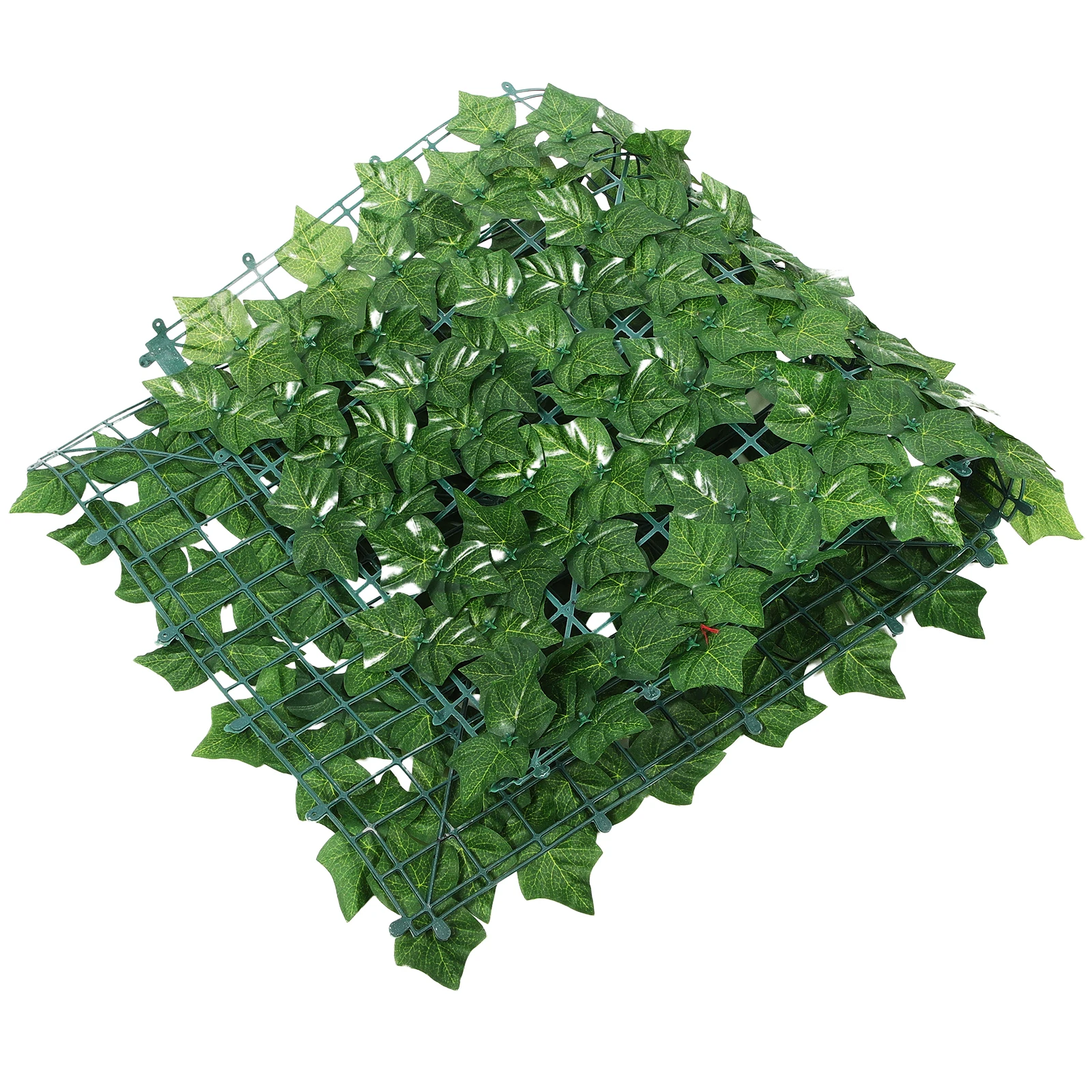 

Artificial Green Leaves Wall 1Mx50cm Privacy Fence Garden Balcony Decoration Easy Maintenance Green Plants Simulated Wall