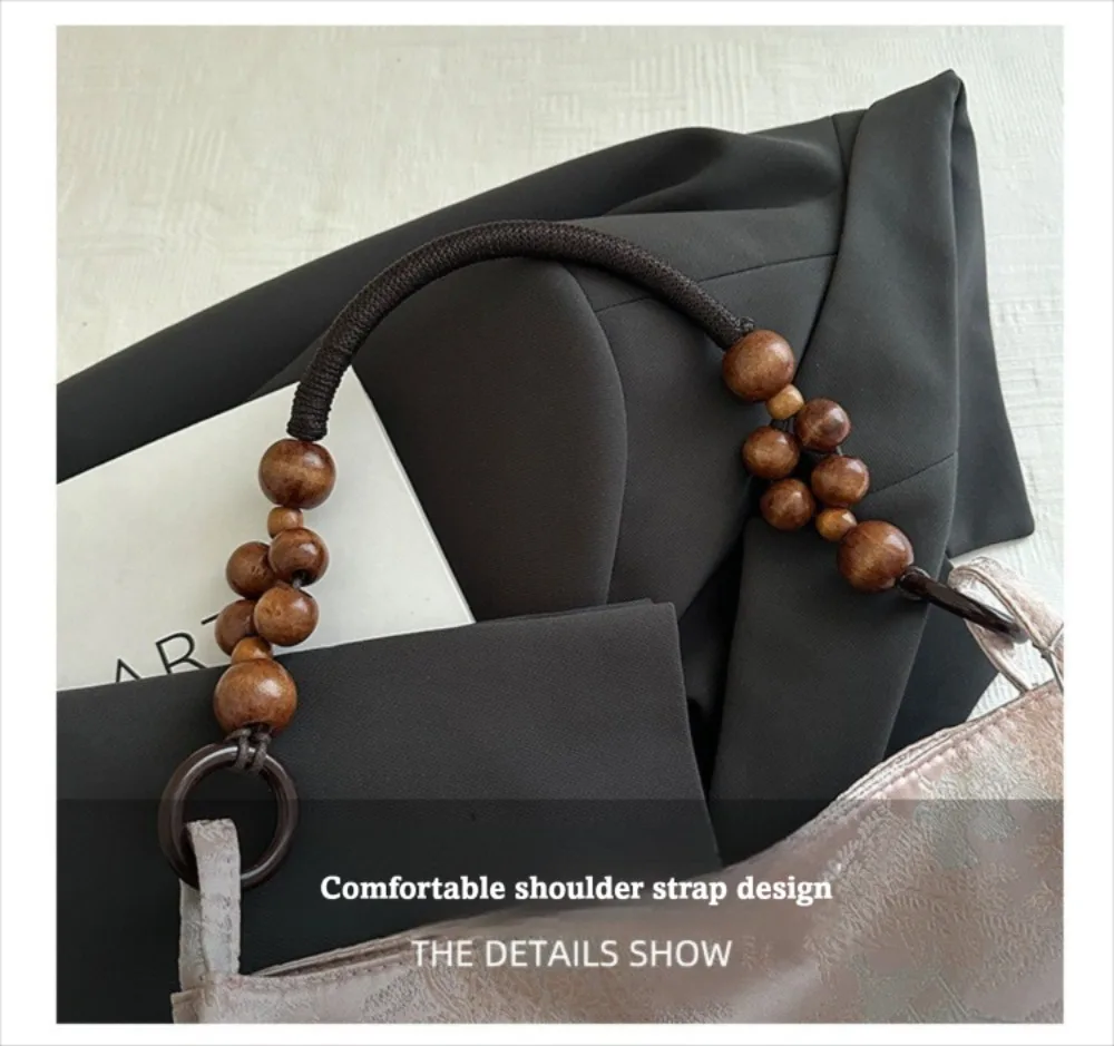 Bestickte Umhängetasche ​ Hasp Nähgarn Handwerk ​ ​ Ethnische Musterstickerei ​ ​ Handtasche im Nationalstil ​ Handtaschen mit Obergriff – Detail 5