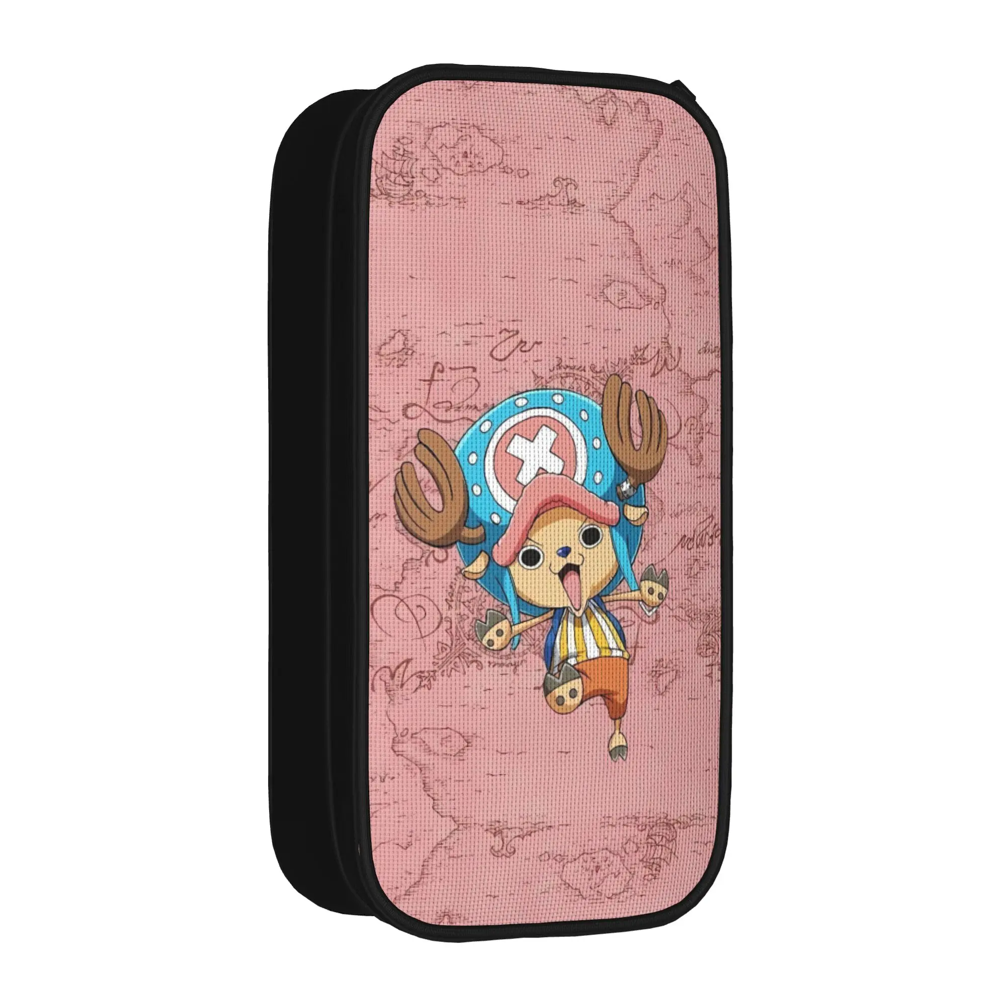 Tony Chopper Pencil Case Ones Pieces Large Pencil Pouch Girls Boys Double Layer Cool Back To School Pencil Cases Supplies