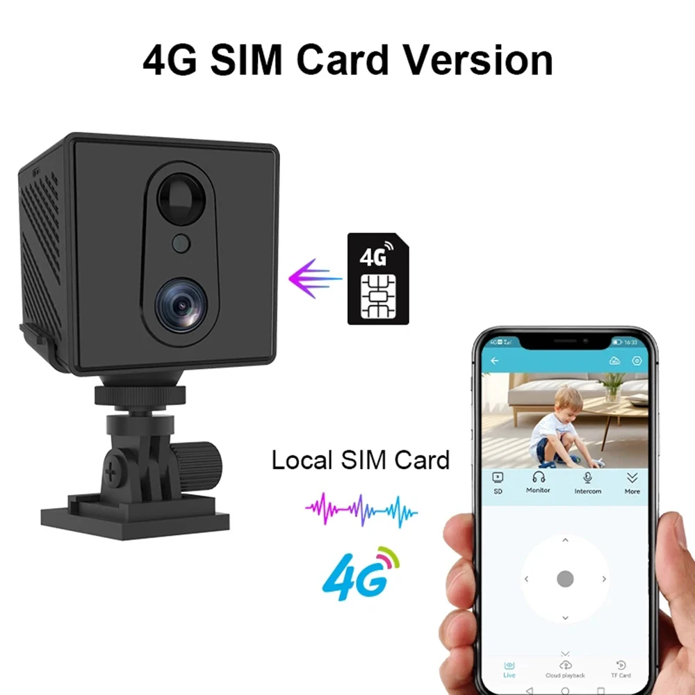 1080P HD Mini Camera WIFI Remote Monitoring Camcorder Body Cam IR-CUT Infrared Night Vision Motion Detection Camera Ip Webcam
