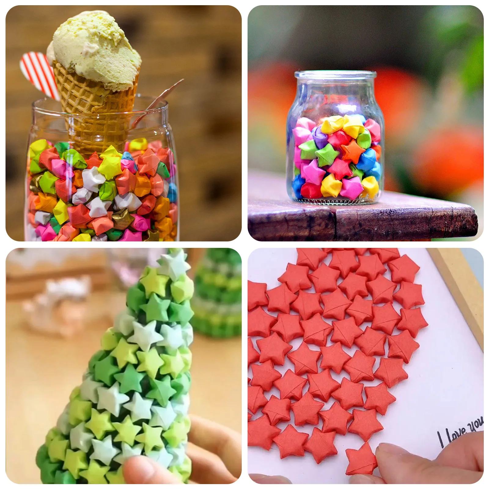 2700 Sheets Star Folding Paper 27 Colors Perfect for Schools DIY Handcraft Projects Enjoy Happy Times Finger Dexterity