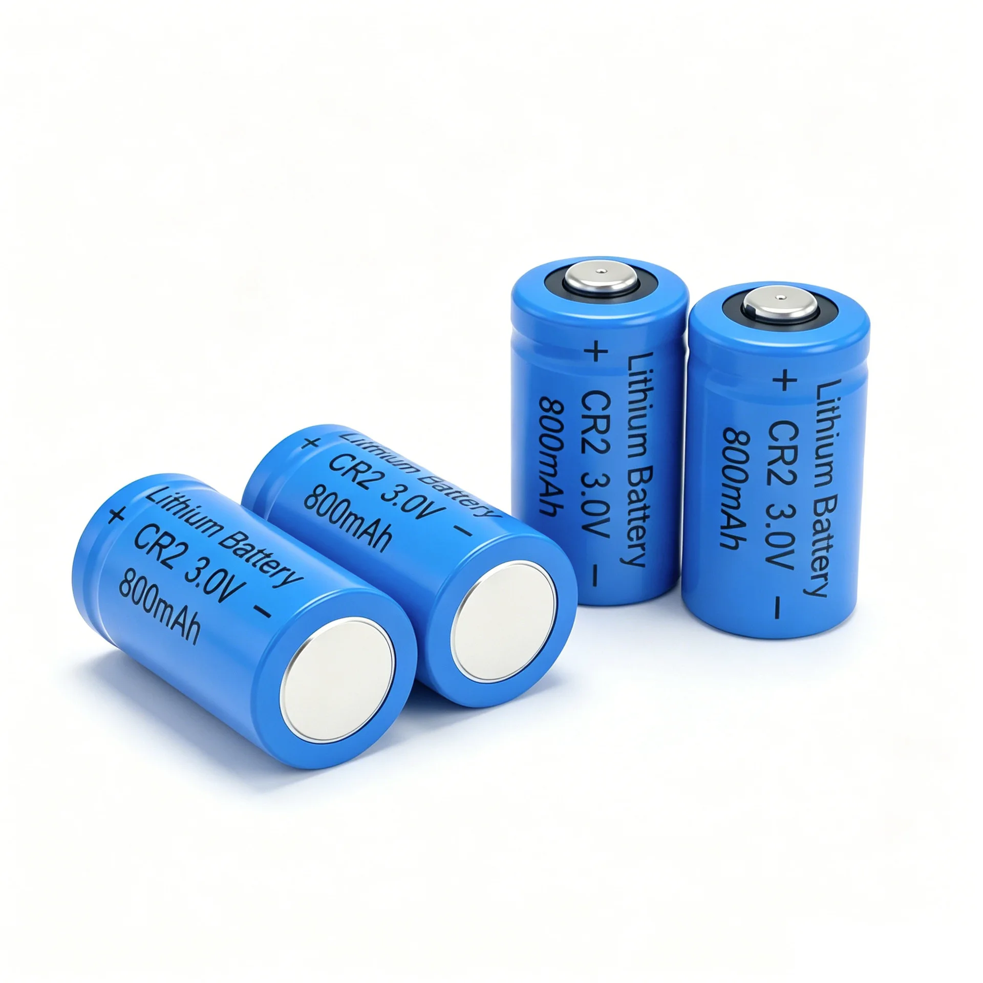 CR2 3V Lithium Manganese Battery 800mAh CR15270 Primary Battery for Flashlight Headlamp Rangefinder Camera Replacement Battery